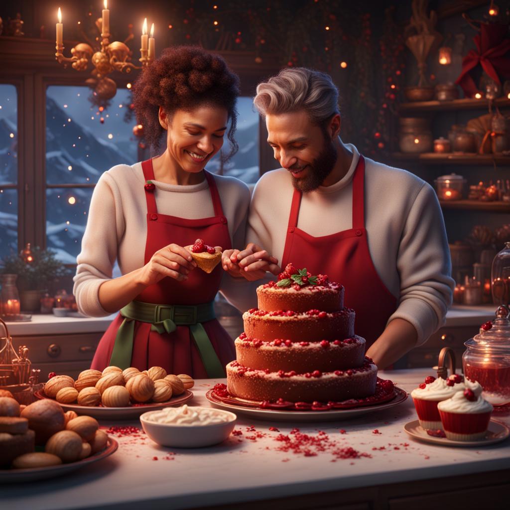 Prompt 131 – Baking up Holiday Love